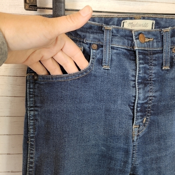 MADEWELL 10inch HIGH RISE SKINNY, SZ 28 - Picture 3 of 11